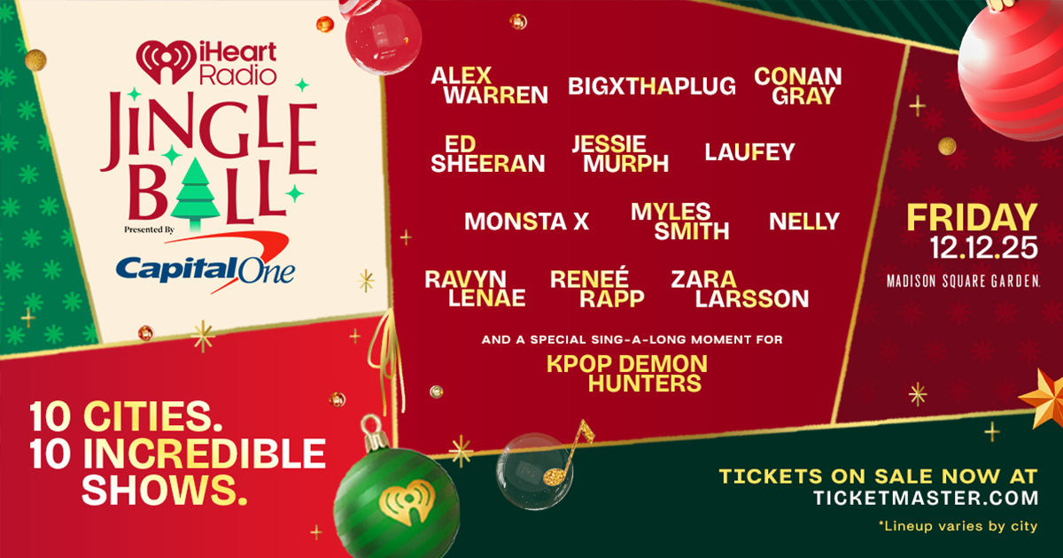 Ring in the Holiday Season With Our Iconic 2025 ‘iHeartRadio Jingle Ball Tour&#039;