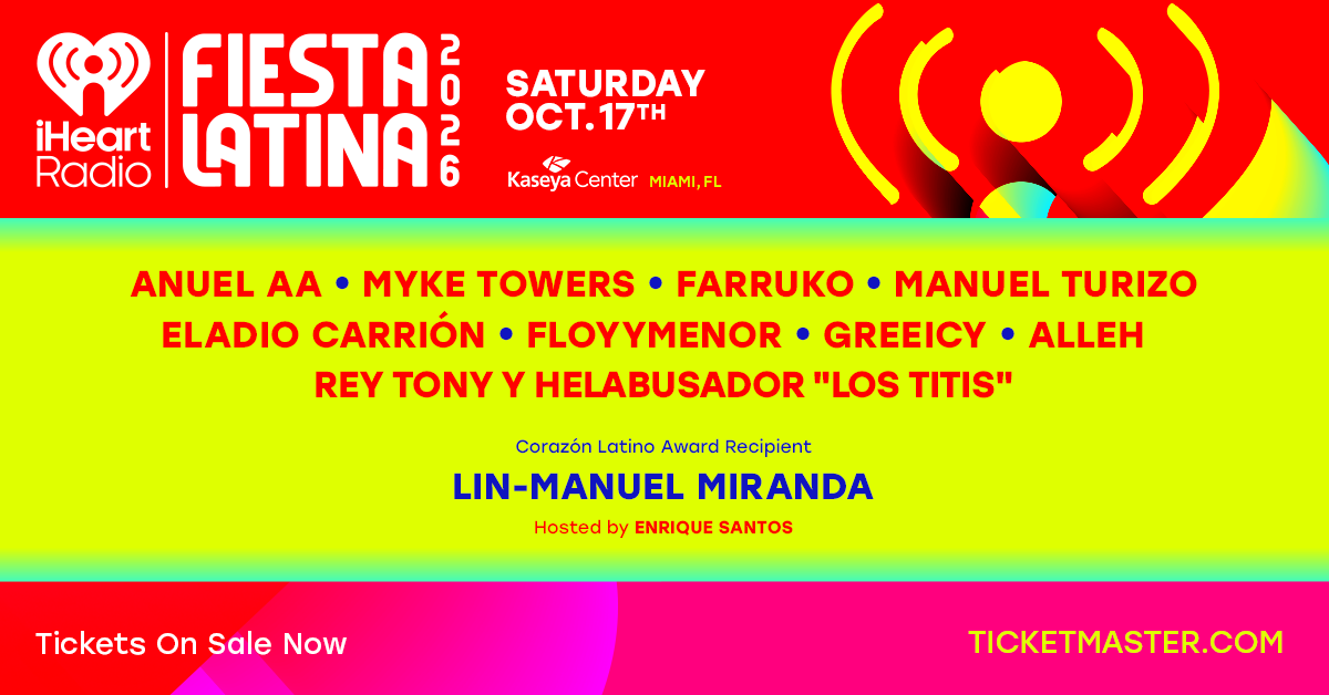 The 2026 iHeartRadio Fiesta Latina Brought the Biggest Names in Latin Music Together in Miami on October 17 at Kaseya Center